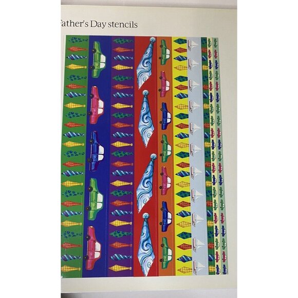 Vintage Scrapbook Stickers & Stencils Book 400 stickers Zoo Birthday - Picture 9 of 15